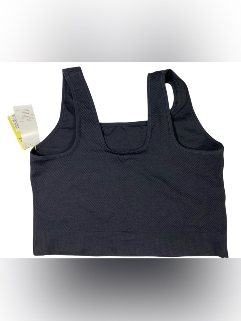 All In Motion Black Sports Bra XXL Seamless Medium Support Athletic Workout Gym - Picture 2 of 5